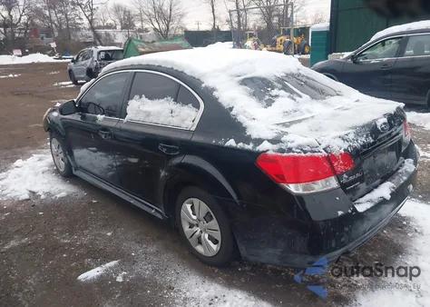 2011 Subaru Legacy 2.5I from USA, damaged, VIN 4S3BMAA60B1250440